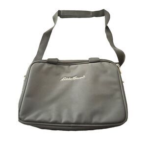 Eddie Bauer Gray Portable Spacious Shoulder Strap Zipper Closure Camera Case